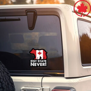 CANADA Elbows Up 2025 - Never 51st State Canada Hot Stickers and Car Magnets