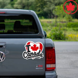 CANADA Elbows Up 2025 - Support Canada Elbows Up I Love Canada Sticker and Car Magnet