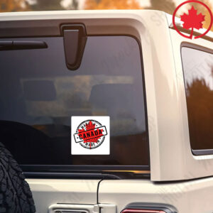 CANADA Elbows Up - Made In Canada Stamp Sticker and Car Magnet