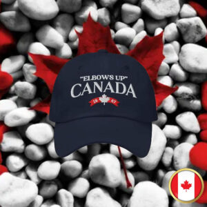 Canada Never 51- Embroidered Elbows Up Canada Baseball Cap