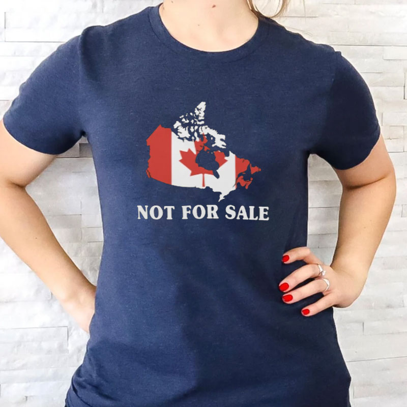 Canada Not For Sale Canada Map Classic T-Shirt
