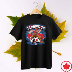 Elbows Up 2025 CANADA - Anti Tariffs Graphic T-Shirts Canada Not For Sale