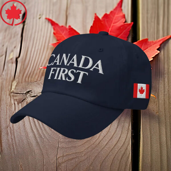 Elbows Up 2025 CANADA - Canada First Embroidered Dad Cap
