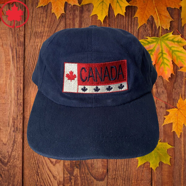 Elbows Up 2025 CANADA - Canada Flag Strapback Hat