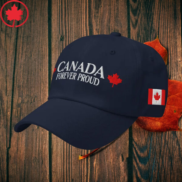 Elbows Up 2025 CANADA - Canada Forever Proud Embroidered Dad Cap