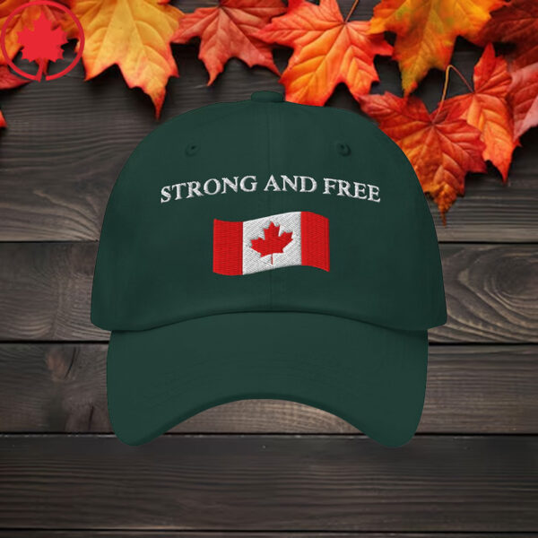 Elbows Up 2025 CANADA - Canada Strong And Free Embroidered Cap
