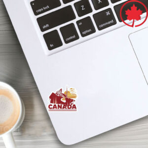 Elbows Up 2025 CANADA - Country Of Canada Sticker and Car Magnet