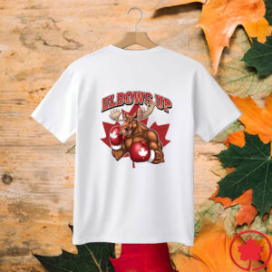 Elbows Up 2025 CANADA - Hockey Culture Anti Tariffs T-Shirt
