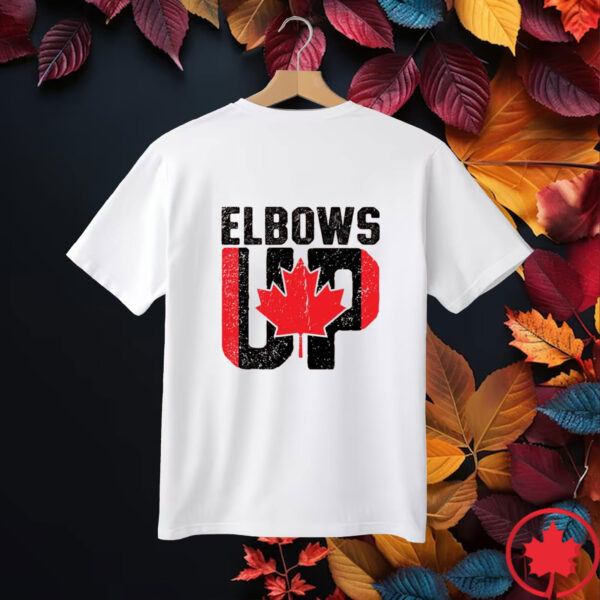 Elbows Up 2025 CANADA - Hockey Culture Proud T-Shirts