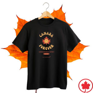 Elbows Up 2025 CANADA - Hockey Lover Canada Forever Smiley T-shirts