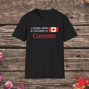 Elbows Up 2025 CANADA - I Stand With Je Soutiens Le Canada T-Shirt