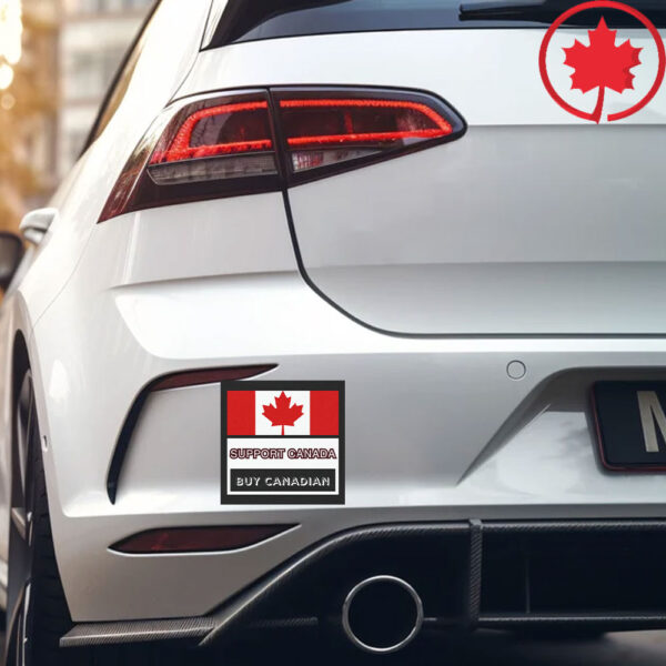 Elbows Up 2025 CANADA - Made in Canada Support Sticker and Car Magnet