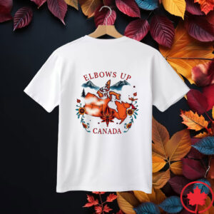 Elbows Up 2025 CANADA - Vacation Souvenir T-Shirt