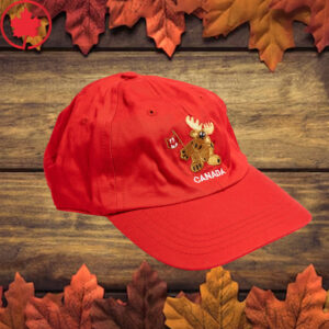 Elbows Up 2025 CANADA - Vintage Red Canada Baseball Cap