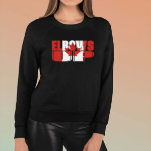 Elbows Up Canada T-Shirt, Fun Graphic Tee for Canadians, Great for Canada Day Shirt