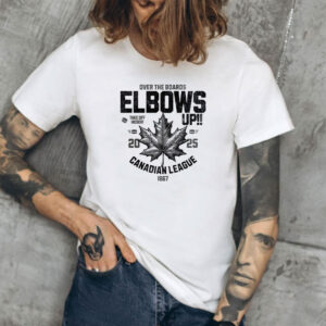Elbows up over the boards Canadian league Shirt